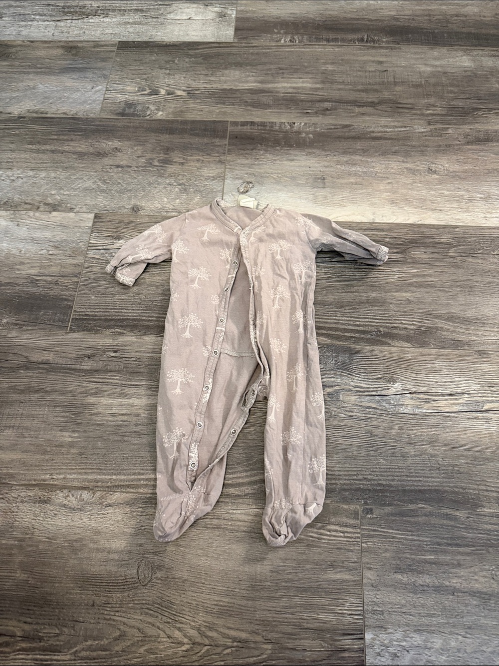 kate quinn Mauve Tree Print Footed One-Piece